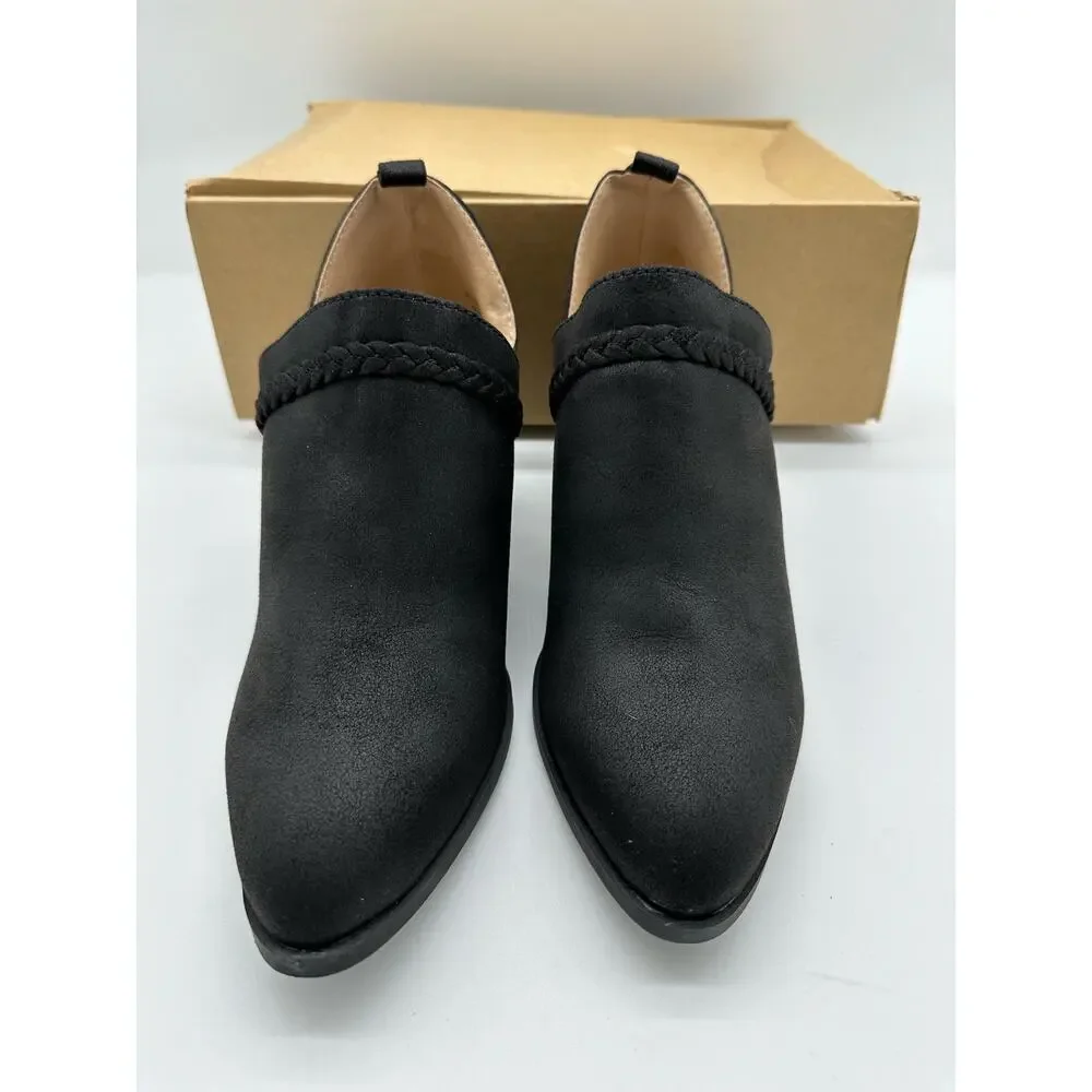 Journee Collection Sophie Women's‎ Ankle Boots, Black Size 6
